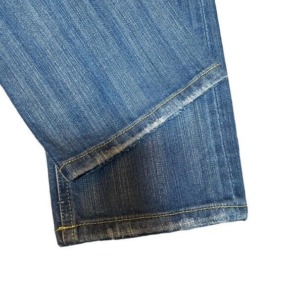 Y2K Diesel Size 6 Bootcut Jean Green Embroidery Pockets‎ Coastal Cowgirl Western - Picture 8 of 12